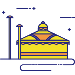 Architecture_ Mongolian yurts Vector Icons free download in SVG, PNG Format