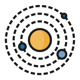 Aerospace - Galactic solar system Vector Icons free download in SVG ...