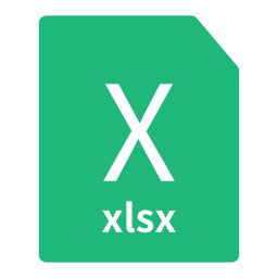 XLSX Files Vector Icons free download in SVG, PNG Format