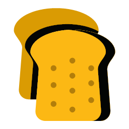 Sliced bread Vector Icons free download in SVG, PNG Format