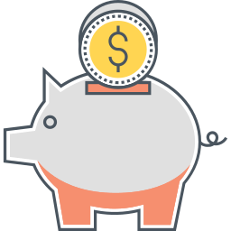 Piggy bank Vector Icons free download in SVG, PNG Format