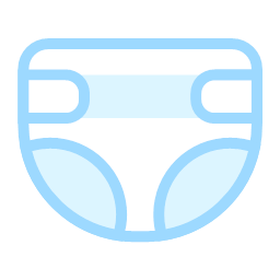 Baby diapers Vector Icons free download in SVG, PNG Format