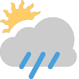 Cloud Sun Vector Icons free download in SVG, PNG Format