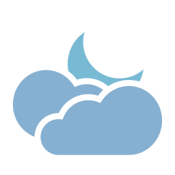 Cloudy night Vector Icons free download in SVG, PNG Format