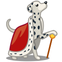 dog dalmatian king Icon