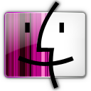 Finder pink Icon