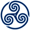 Blue Wheeled Triskelion 1 Icon