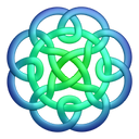 Bluegreen circleknot Icon