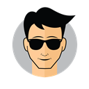 Male Avatar Cool Sunglasses Icon