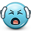Emoticon Bugged Noise Loud Icon