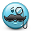 Emoticon Sir Elegant Moustache Icon