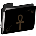 Ankh Folder (gold) Icon