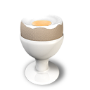 Boiled egg 2 Icon