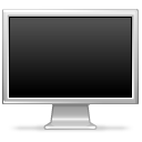 Black Display Icon