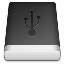 Gray USB Icon
