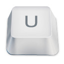 letter uppercase U Icon