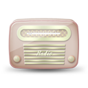 vintage radio 06 red Icon