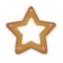 christmas cookie star Icon