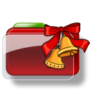Christmas Folder Bells Icon