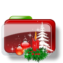 Christmas Folder Candle Icon