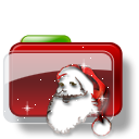 Christmas Folder Santa Icon