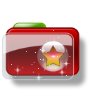 Christmas Folder Star 4 Icon