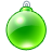 xmas ball green 1 Icon
