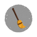 Halloween Broom Icon
