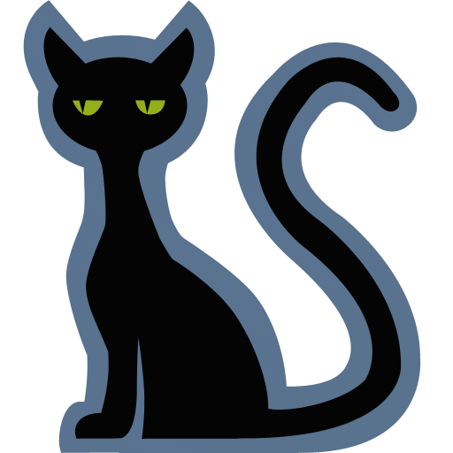 Black cat - Free halloween icons