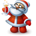 Happy Santa Icon
