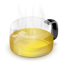 Glass Teapot Yellow Icon