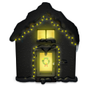 Snowy House Dark Icon