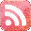Feed pink floral Icon