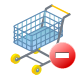 shopping cart remove Icon