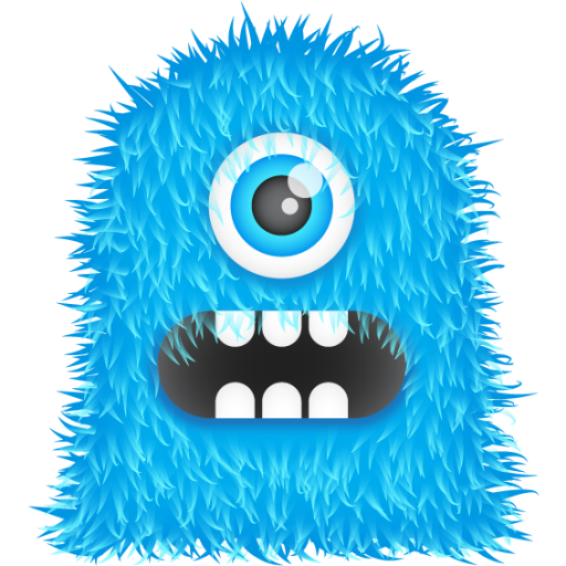 Blue Monster Icon