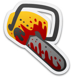 Bloody Chainsaw Icon