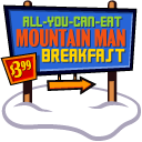 Mountain Man Breakfast Icon