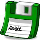 floppy green Icon