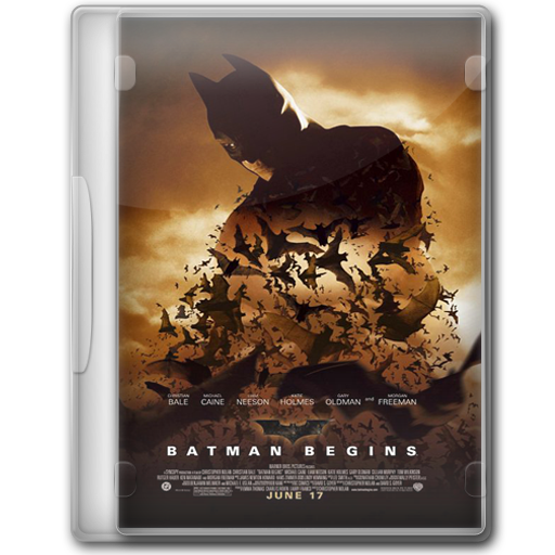 Batman Begins 2 Vector Icons free download in SVG, PNG Format