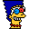 simpsons family marge in 3d Icon