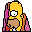 Homertopia Mad Homer in Flaming Moe Icon