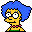 simpsons family marge little girl Icon