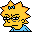 Simpsons Family Mad Maggie Icon