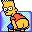 Folder Mooning Bart Icon