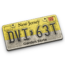 New Jersey License Plate Icon
