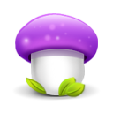 mushroom purple Icon