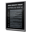 Zero Gravity Toilet Safety Instructions Icon