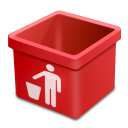red trash empty Icon