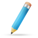 pencil blue Icon