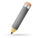 pencil grey Icon